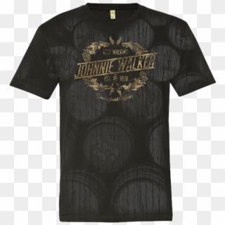 Johnnie Walker T-shirt Design - Navy Blue Clipart