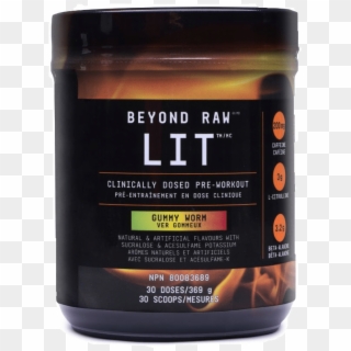 Beyond Raw Lit- Gummy Worm - Gnc Beyond Raw Lit Pre-workout 30 Servings Clipart