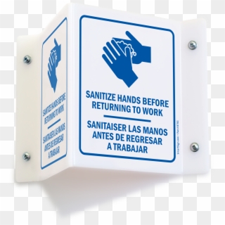 Hand Sanitizer Signs Png School Wash Your Hands Sign - Sign Clipart