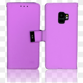 Samsung Galaxy S9 Mm Premium Folio Wallet Purple - Mobile Phone Clipart