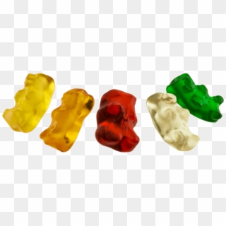 Five Gold Bears - Gummy Bear Clipart