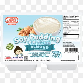 Afc Almond Soy Pudding 34 Oz - Afc Soy Foods Soy Pudding Clipart