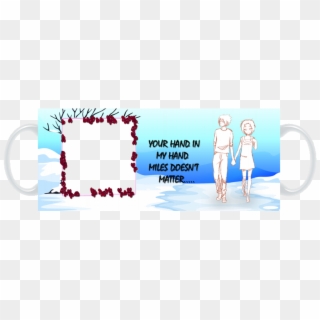 Couple Holding Hands - Running Across Finish Line Clipart