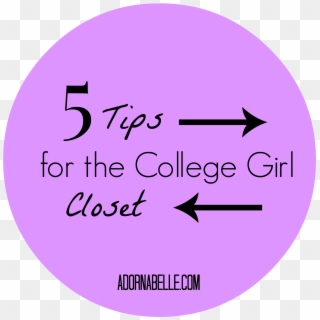 5 Tips For The College Girl Closet On @adornabelle - Camera Icon Clipart