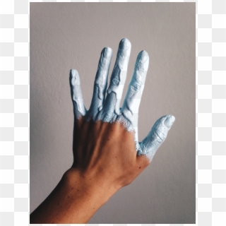 Transparentkiwi Semi Transparent Hand - Hand With Paint Photography Clipart