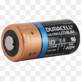 Duracell Ultra Dl123a 3v Lithium Battery - Label Clipart