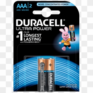 Ultra Power Alkaline Aaa Batteries - Duracell Ultra Power Aaa 2 Clipart