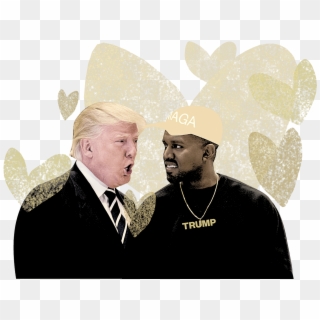 'the View' Hosts Write Off Kanye's Trump Openness As - Kanye And Trump Transparent Clipart