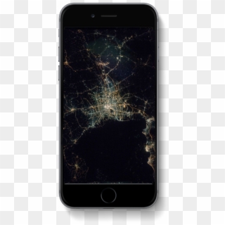 Bangkok From Space Looks Like A Broken Phone Screen - Iphone Clipart