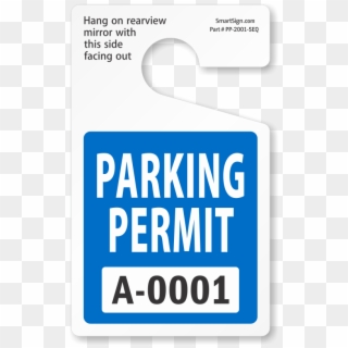 Zoom, Price, Buy - Parking Pass Template Clipart