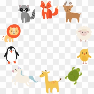 Animal Drawing Material - Free Cute Animal Illustrations Clipart