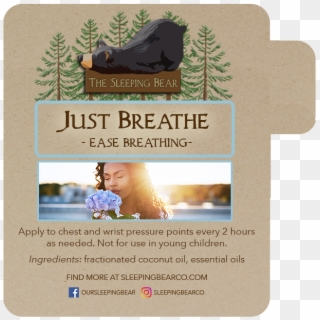 Just Breathe Roll-on - Label Clipart