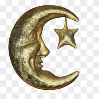 Good Night Moon Star Ceramic Figure Deco - Buenas Noches Art Deco Clipart
