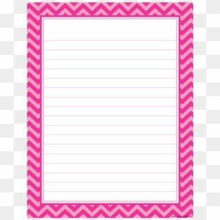 Tcr7580 Hot Pink Chevron Lined Chart Image - Classroom Clipart
