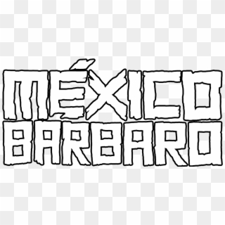 México Bárbaro - Line Art Clipart