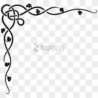 Free Png Simple Line Borders Png Png Image With Transparent - Border Design Black And White Clipart