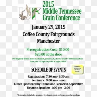 2015 Grain Conference - Presse Clipart