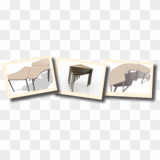 Adaptable Student Desks - Adaptable Desks Clipart