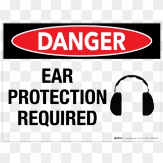 Ear Protection Required - Ear Protection Is Required Clipart