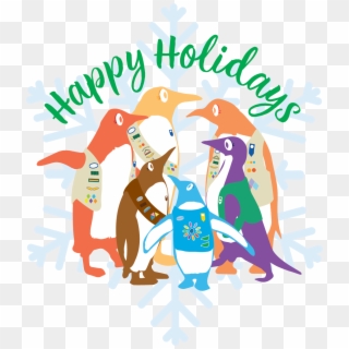 Happy Holidays From Our Family To Yours - Illustration Clipart