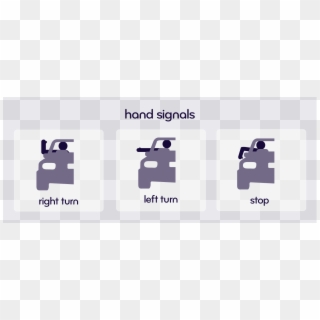 Here's Everything You Need To Know About Hand Driving-signals - Graphic Design Clipart