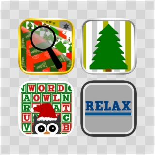 Happy Holiday App Bundle For Ipad 4 - Christmas Tree Clipart