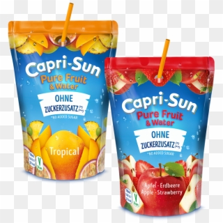 Capri Sun Pure Fruit & Water Tropical And Apple Strawberry - Capri Sun Sorten Clipart