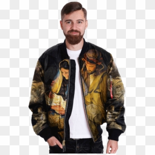 Com Mary Mother And Jesus Over Print Jacket %tag - Jacket Clipart