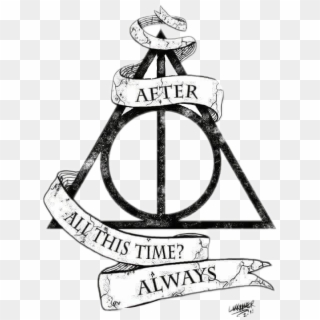 #deathlyhallows #always #harrypotter #tattoo - Harry Potter Dibujos Faciles Clipart