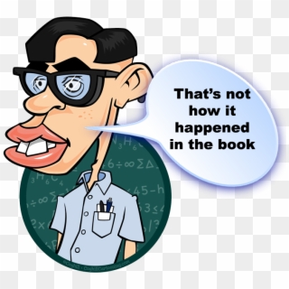 There Is Always One Of These Guys Around - Nerd Cartoon Clipart