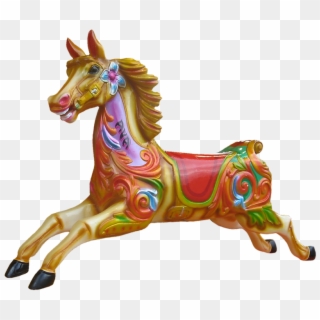 Carousel Horse, Carousel, Horse, Ride, Turn - Merry Go Round Horse Png Clipart