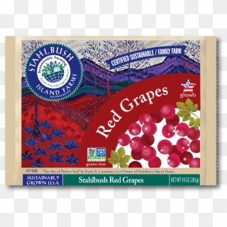 Frozen Red Grapes Are The Perfect Snack During The - Stahlbush Island Farms Clipart