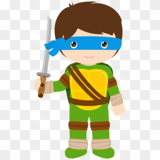 Boys Costumes - Ninja Turtle Costume Clipart - Png Download