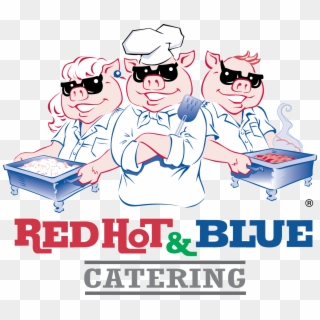 Grill Clipart Staff Bbq - Red Hot & Blue - Png Download