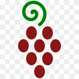 Oregon Grape Red Wine Food - Circle Clipart