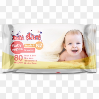 Ministars Scented Baby Wipes - Baby Clipart