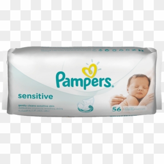 Pampers Sensitive 56 Wipes - 4015400636649 Clipart