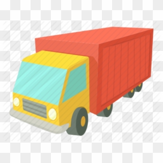 Cartoon Image Of Lorry Clipart
