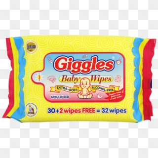 Giggles Baby Wipes 30 2s - Snack Clipart