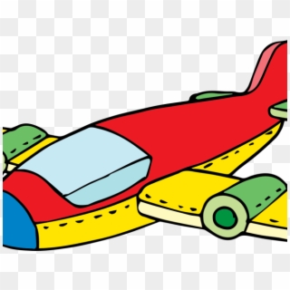 Library Cartoon Airplane Clipart - Toy Plane Png Transparent Png