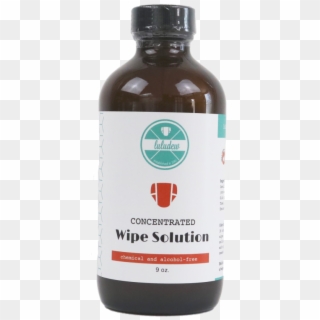Concentrated Wipe Solution - Glass Bottle Clipart
