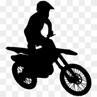 Free Download - Transparent Background Dirt Bike Silhouette Clipart