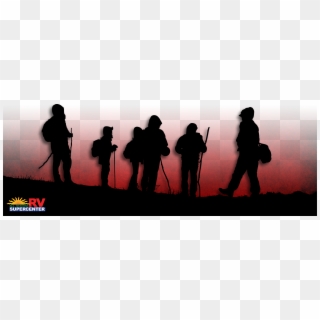 Heading Out Hiking Allows You To Explore Nature In - Silhouette Clipart