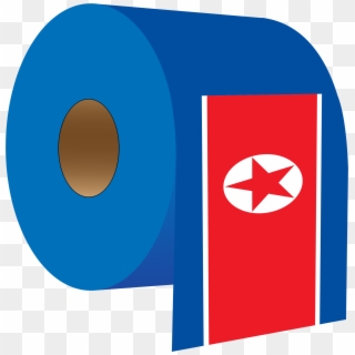This Free Icons Png Design Of North Korea's Own Toilet - North Korea Flag Toilet Paper Clipart