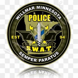Willmar Minnesota Swat - Emblem Clipart