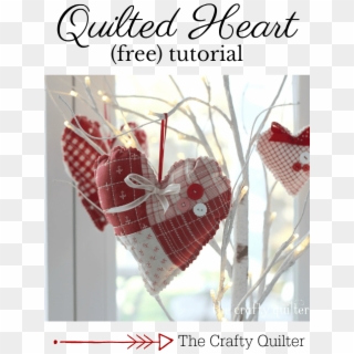 Quilted Heart Tutorial @ The Crafty Quilter Includes - Quilted Hearts Clipart