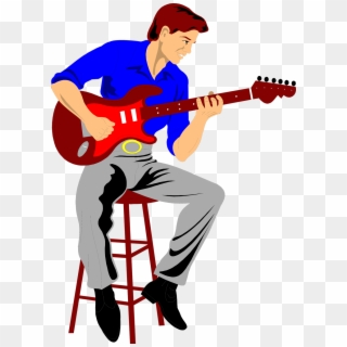 Png Image With Transparent Background - Guitarist Clip Art