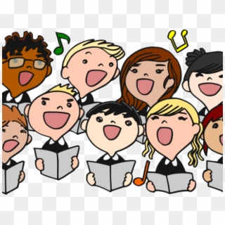 Singing Clipart Outgoing Person - Praise The Lord Cartoon - Png Download
