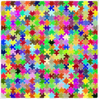 This Free Icons Png Design Of Jigsaw Pattern - Jigsaw Pattern Clipart