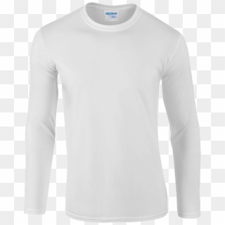 White - Long-sleeved T-shirt Clipart